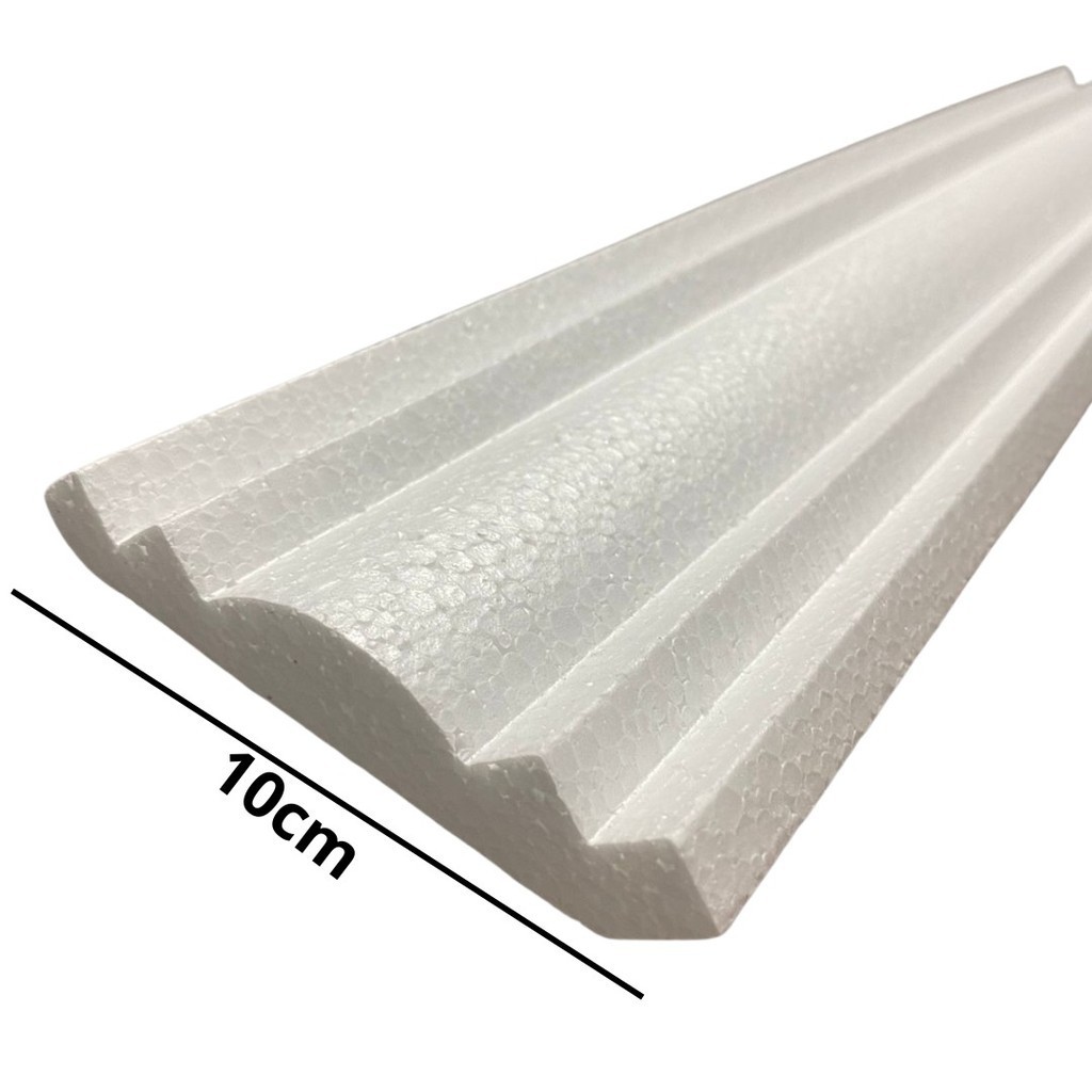 Moldura Roda Teto Sanca Isopor  Kit 15 Metros S13 em Oferta na Shopee