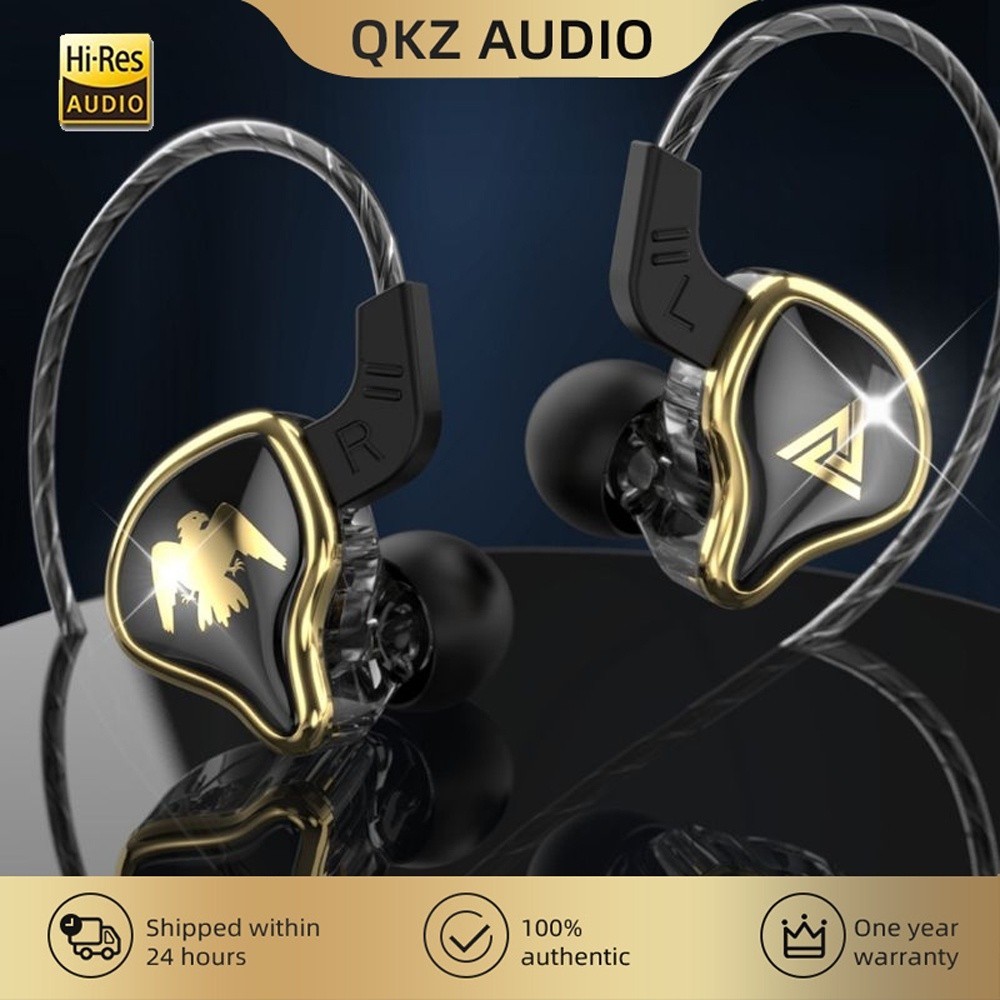 Qkz Ak6 Ares1DD Dynamic HIFI Fones De Ouvido Com Redução De Ruídos Esportivos