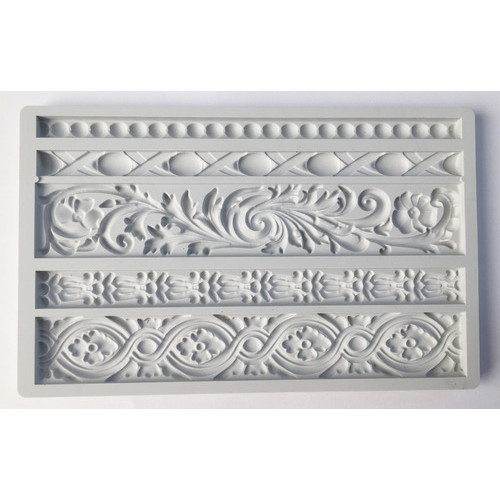 Molde De Silicone Barras Arabescos P/ Confeitaria E Biscuit em Oferta na Shopee