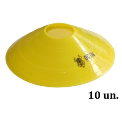 Kit 10 Cones Chapéu Chinês Amarelo Pack com 10