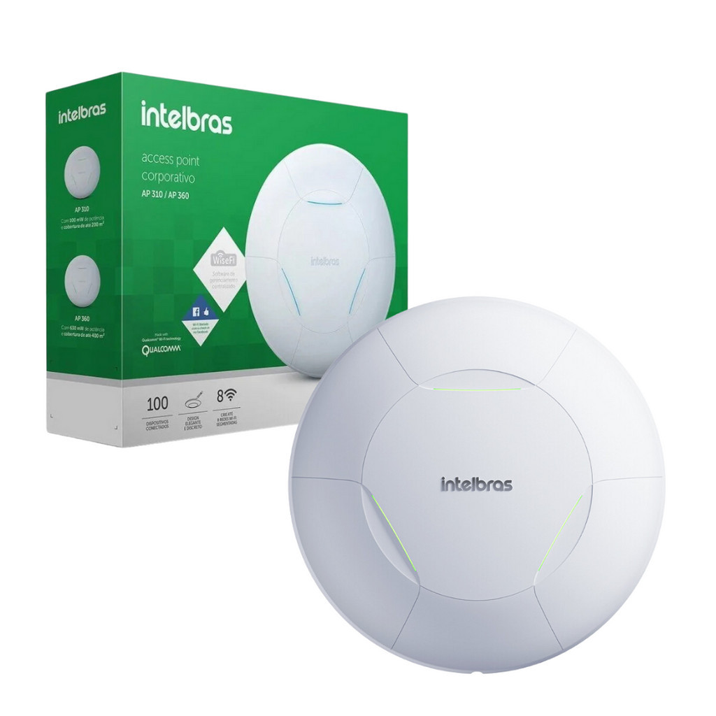 Roteador Access Point Corporativo Ap 310 Wi-fi Intelbras Branco Gerenciamento Empresarial