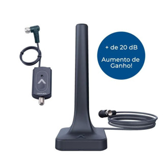 kit Antena Digital Interna + Booster amplificador de Sinal Aquario em Oferta na Shopee