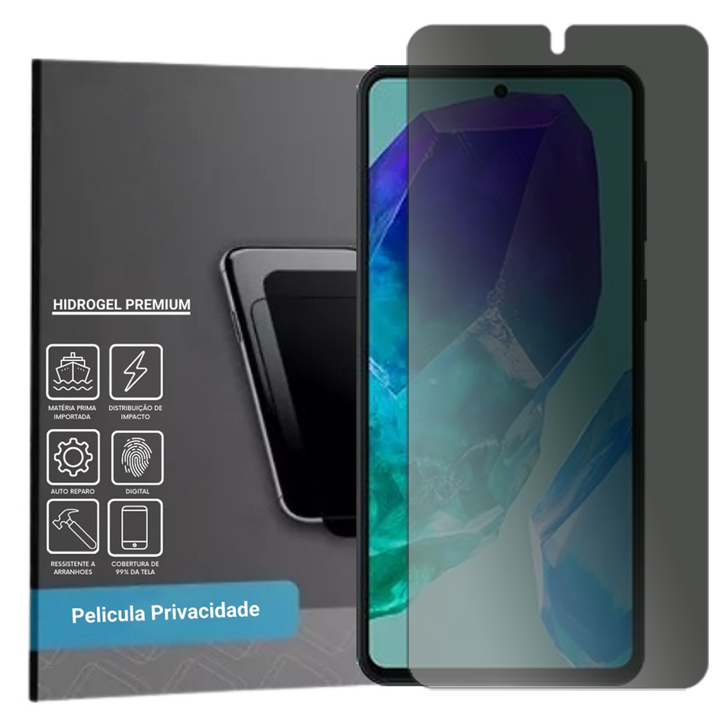 Película Hidrogel Privacidade Para Samsung Galaxy M55
