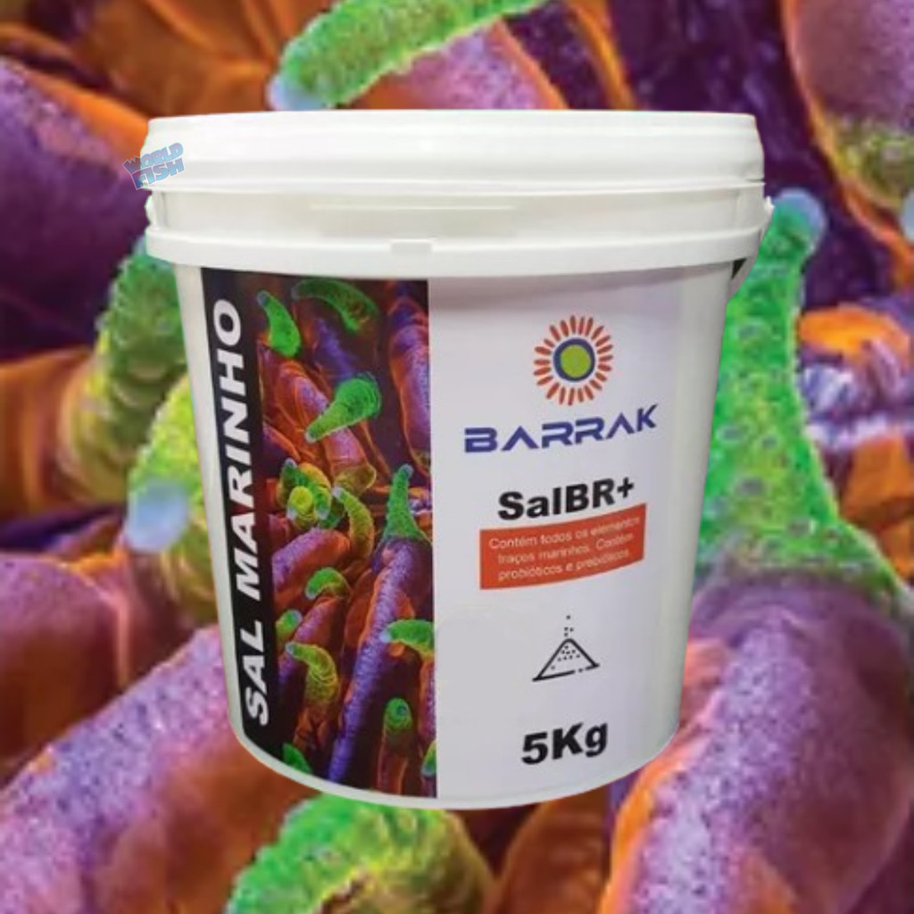 Sal marinho Barrak 5Kg - Sal BR+
