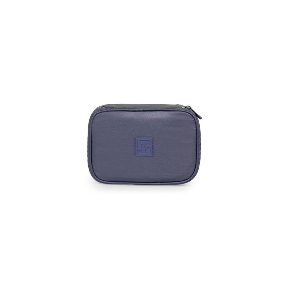Estojo Box Feminino Grande Perolado Roxo
