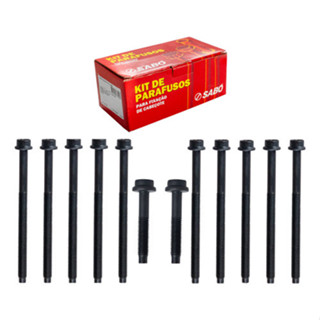 Kit 12 Parafusos Motores Zetec Rocam 1.0 1.6 Original Sabó em Oferta na Shopee