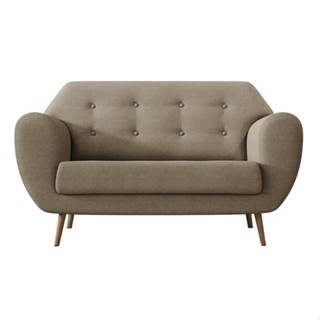 Sofá 2 Lugares Beegees Linho Bege em Oferta na Shopee