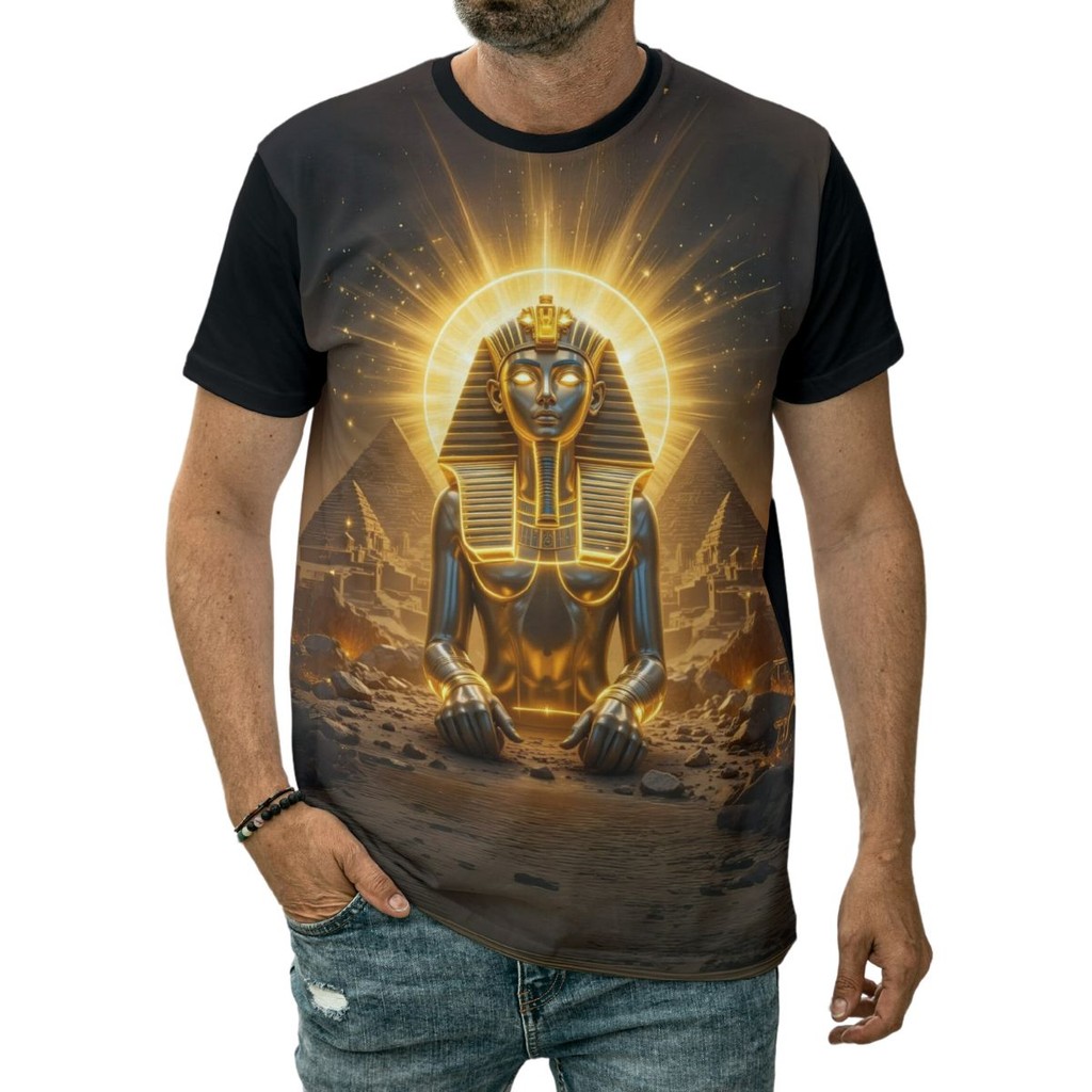 Camiseta Egito Antigo Faraó Pirâmides História Mistério