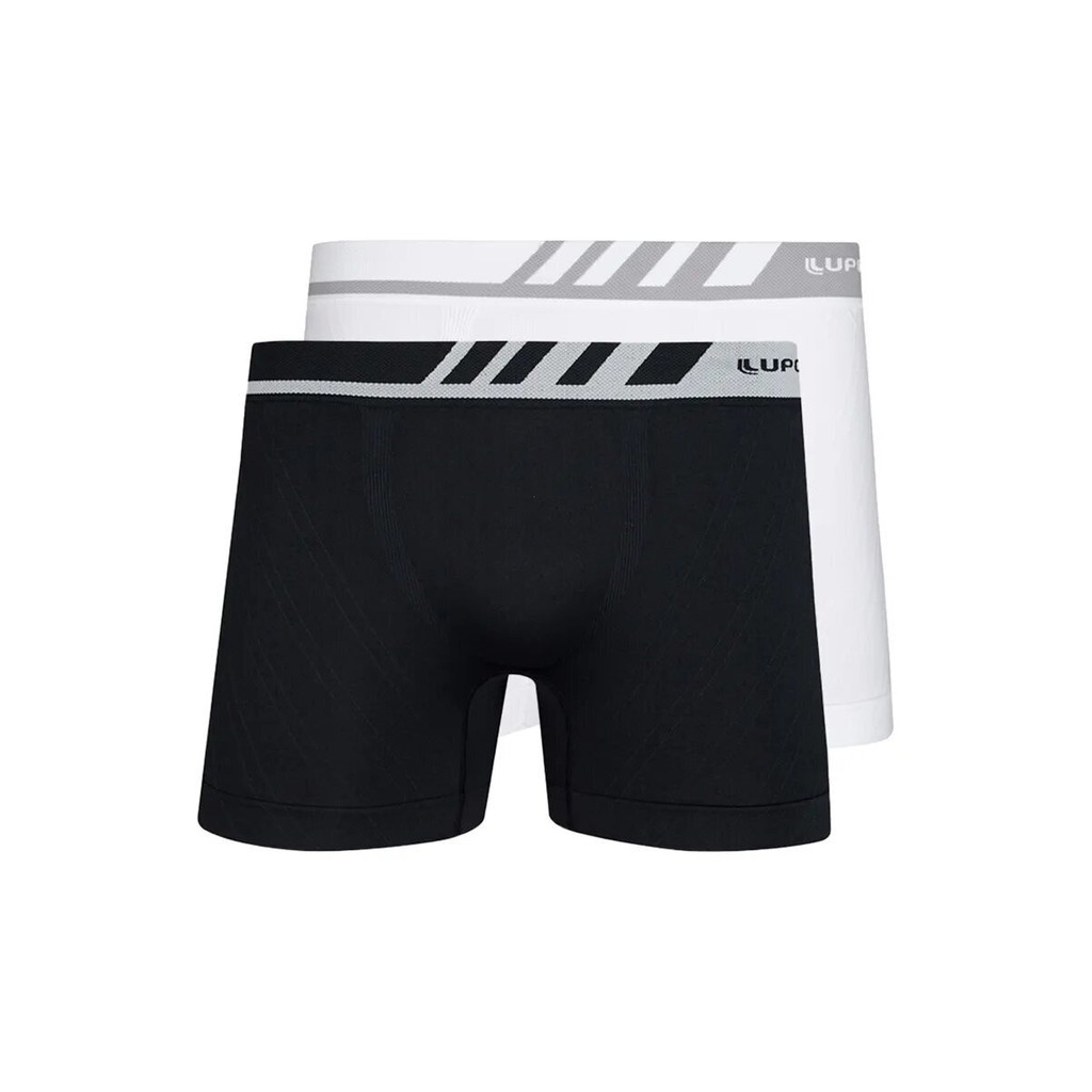 Kit com 2 Cuecas Boxer Lupo 671-002 Colorido