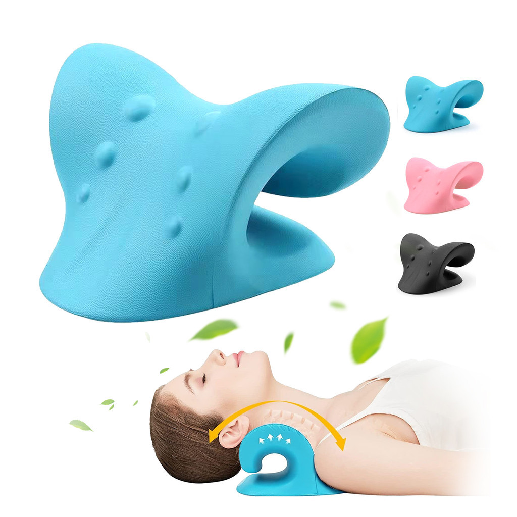 Travesseiro para Cervical Ajuda no Alívio da Dor Massageador Corporal Almofada Quiroprática Yoga em Oferta na Shopee