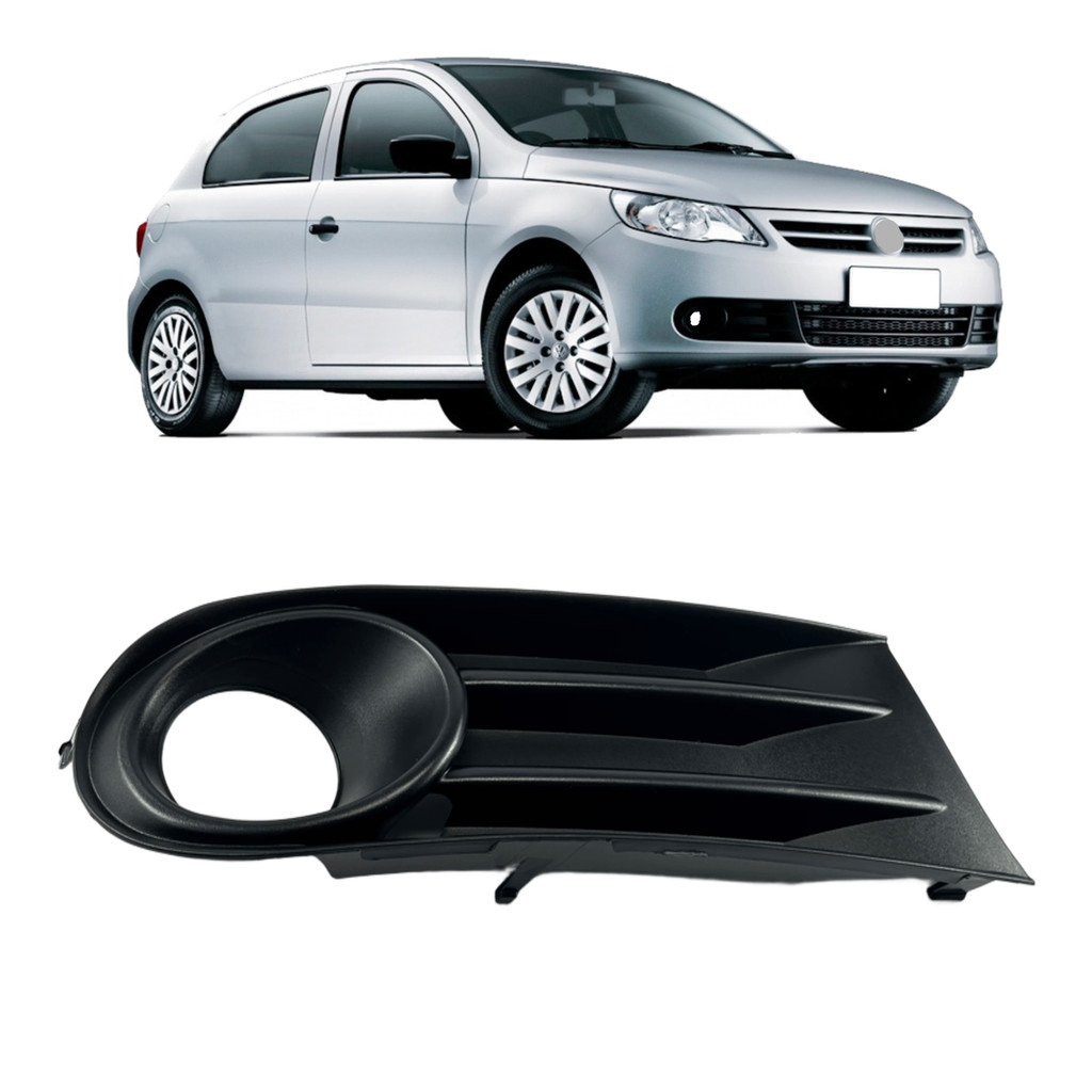 Moldura Grade Para-choque Gol G5 C/furo Milha Direito
