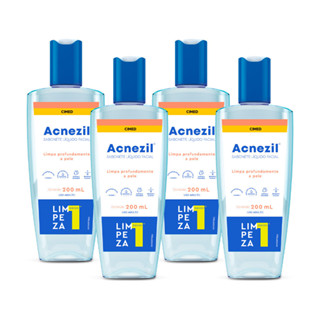 Sabonete Líquido Facial Acnezil Combate Cravos 800ml
