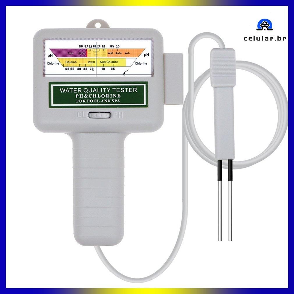 Pc101 instrumento testador de qualidade da água piscina cloro ph qualidade da água testador medidor de ph tester