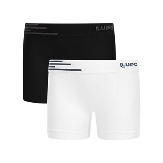 Kit 2 Cuecas Boxer Infantil Kids Menino Box Sem Costura Lupo
