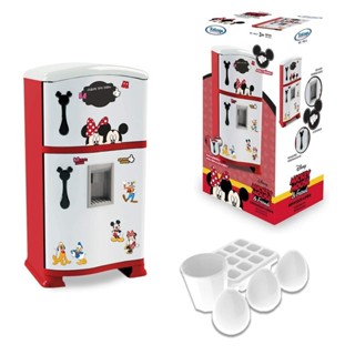 Brinquedo Refrigerador Infantil Mickey Com Acessórios Xalingo 19810 Infantil Criança Faz de Conta em Oferta na Shopee