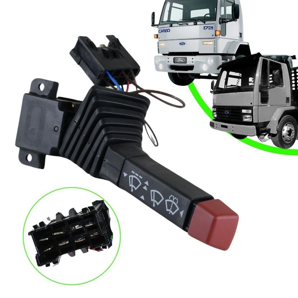 Chave do Limpador de Parabrisa para Ford Cargo 815 / 816 / 1116 / 1119 / 2422 / 4031 - 1988 a 2010 (87HU17K478AA / TJG95