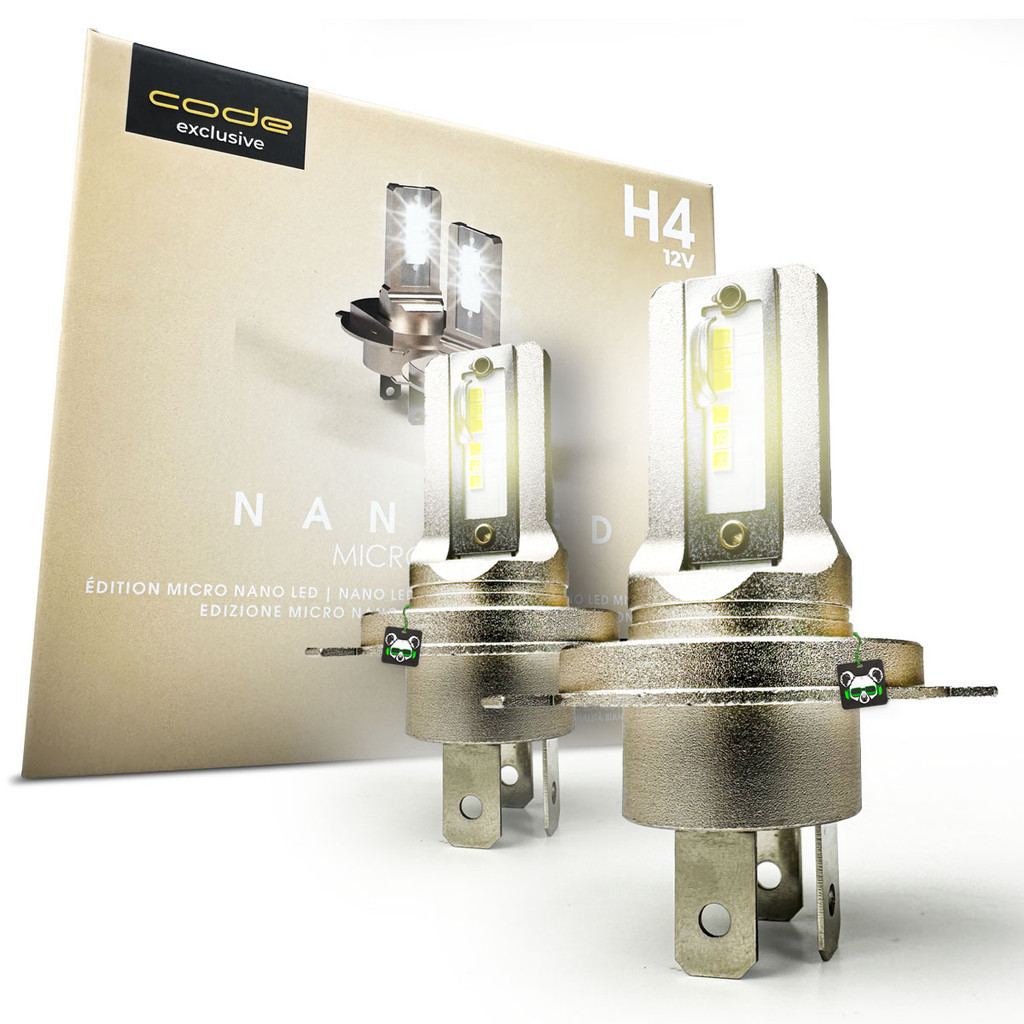 Par Lâmpada Nano Led Micro Edition Code 3000lm 6000k H4 em Oferta na Shopee