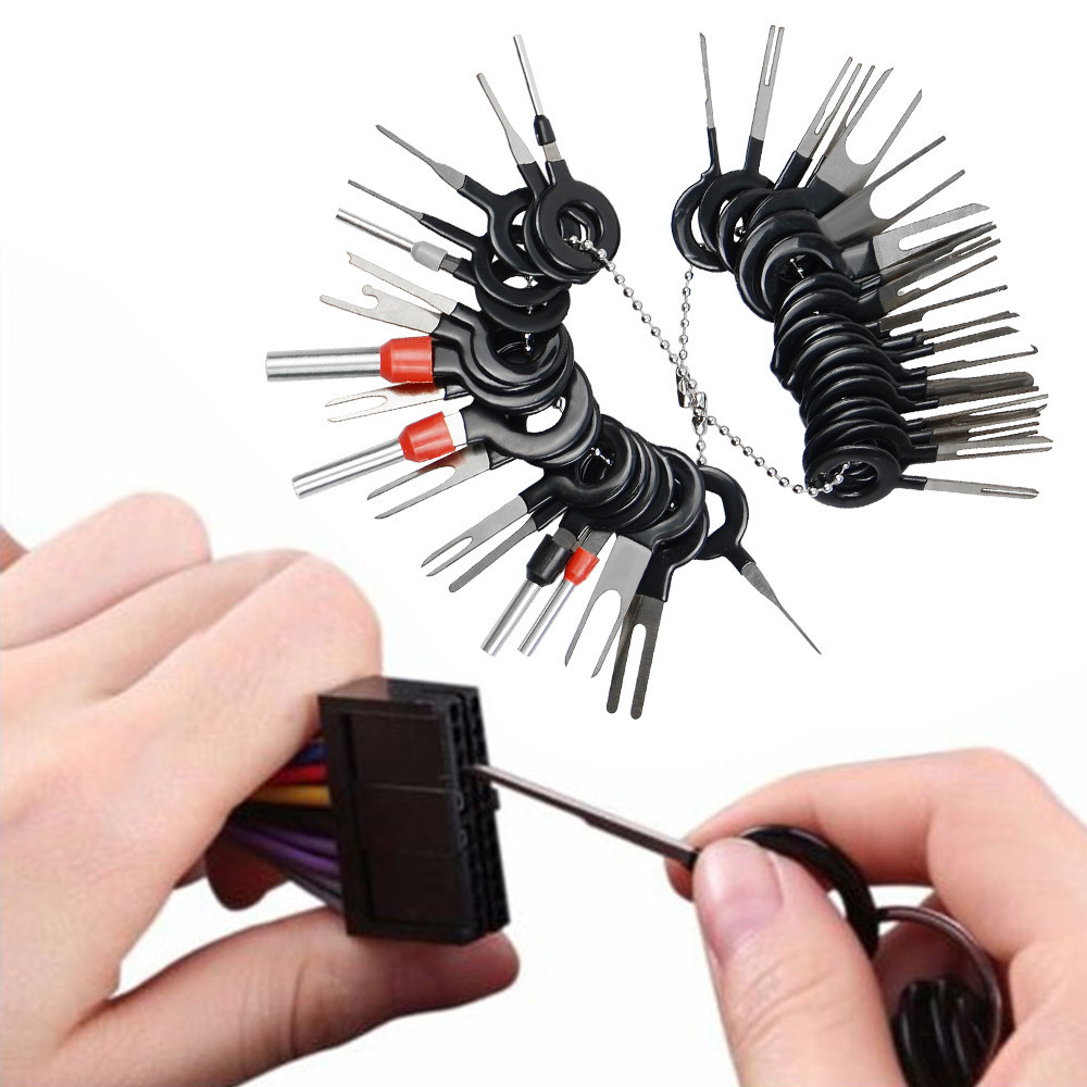 8/18/41 Pieces Car Terminal Removal Tool and Car Plug Puller Kit Terminal Extractor kit chaves para remover terminais