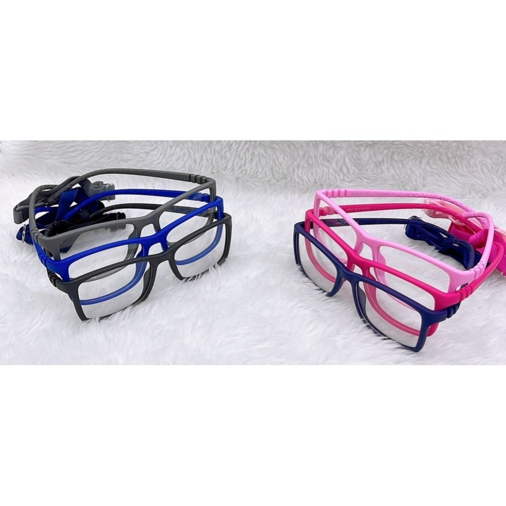Armação Infantil Criança Acetato Silicone Óculos Lente  sem grau com estojo em Oferta na Shopee