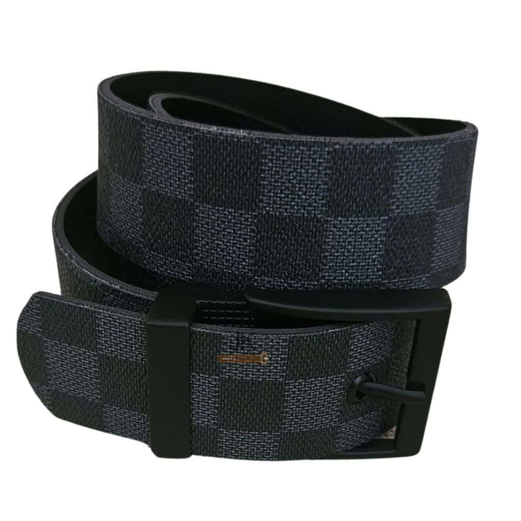 Cinto Masculino Preto Largo Xadrez com ilhos 3.8 cm Regulável Linha Premium JK em Oferta na Shopee