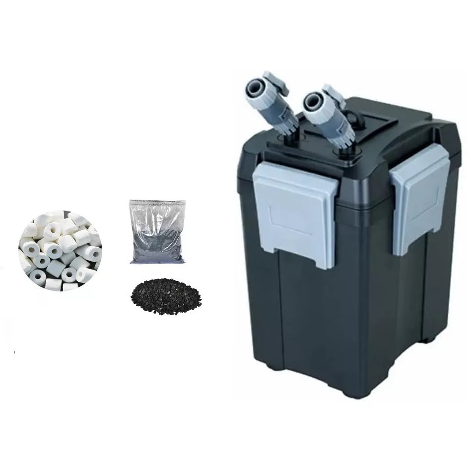 Filtro Canister Boyu Fef-280 até 400L1000 L/h Com Midia 220v