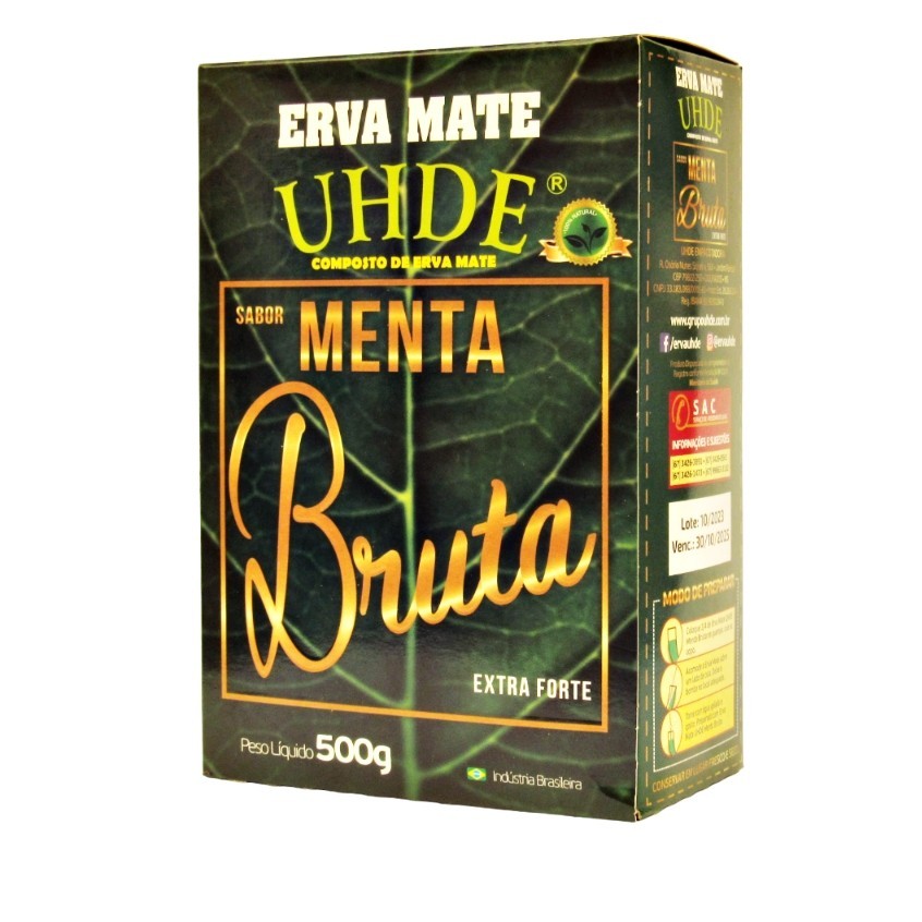 Terere Erva Mate Menta Bruta 500g - Santa Maria