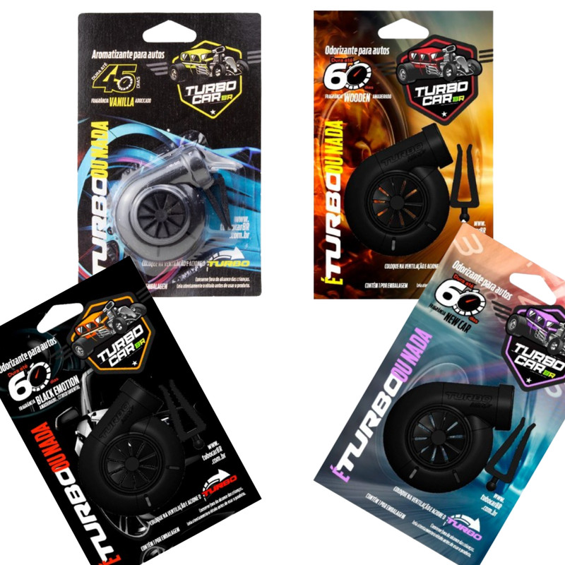 Cheirinho Automotivo em Formato de Turbina em Oferta na Shopee