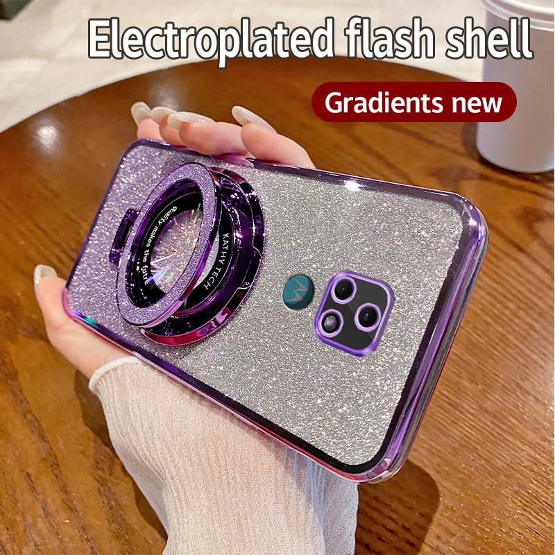 Capinha Moto E7/E20/E13/E22/E22i/E32/EDGE 20/30/E7 Plus E7 Power Caixa Protetora De Telefone Transparente Tipo Moto E7 Support ZJSF em Oferta na Shopee