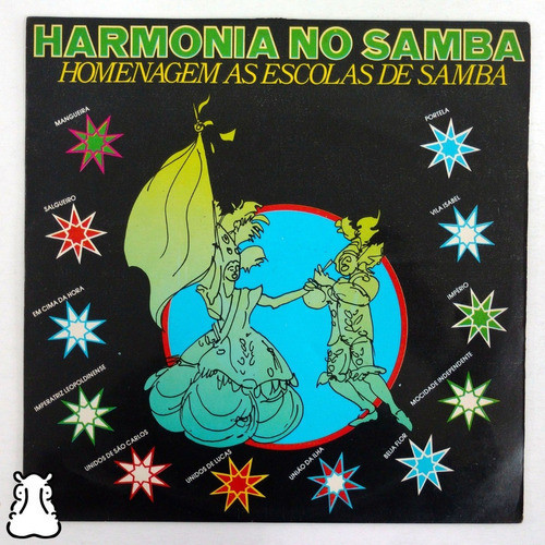 LP Harmonia No Samba - Homenagem Escolas de Samba Vinil - Hm