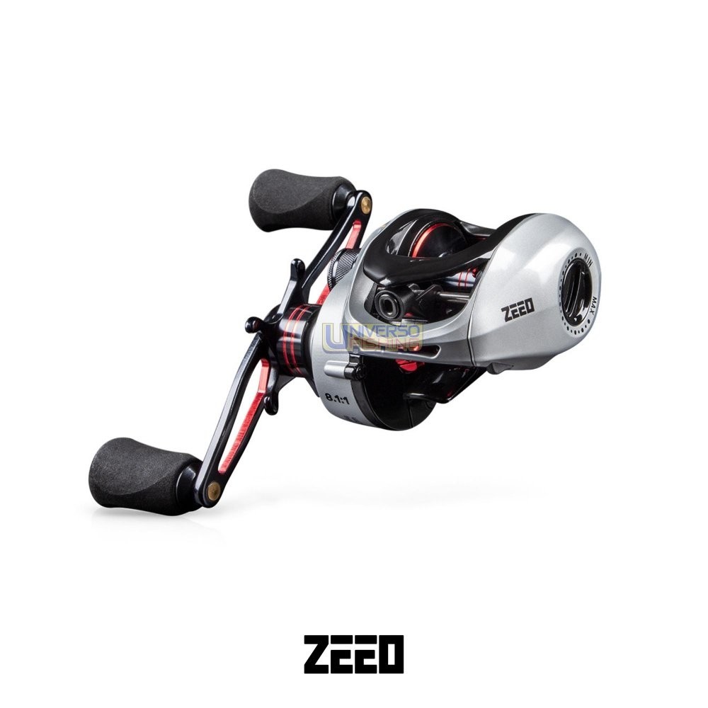 Carretilha ZEEO O-50 Velocidade de 8.1:1 Drag de 6kg com 5 Rolamentos Direita