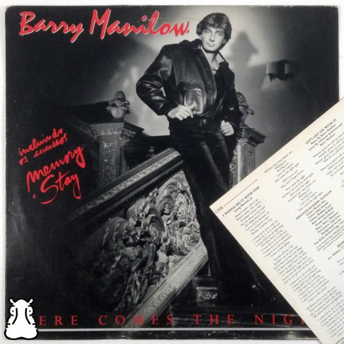 LP Barry Manilow - Here Comes The Night - Disco Vinil - Hm