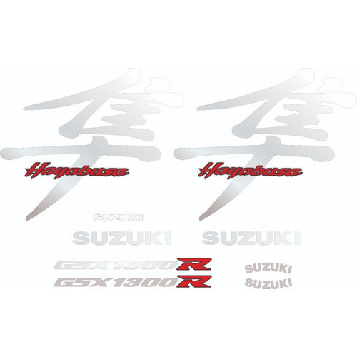 Adesivo Cromo Para Moto Suzuki Hayabusa Sem Resina