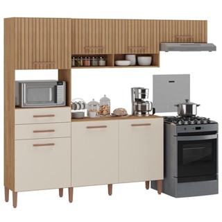 Armario Cozinha Fortaleza com 7 Portas e 2 Gavetas em Oferta na Shopee