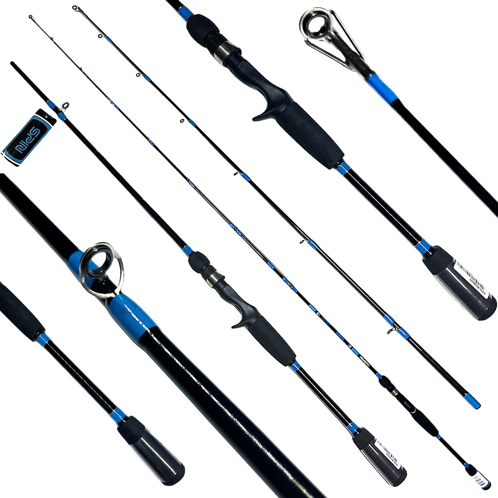 VARA PARA CARRETILHA PLUSFISH SPIN BC562MH 5'6" (1.68M) 10-20LB - AZUL - 2 PARTES