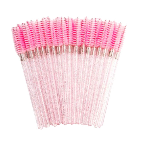 Kit 300 Escovinhas Glitter para Extensão Alongamento Cílios e Sobrancelha em Oferta na Shopee