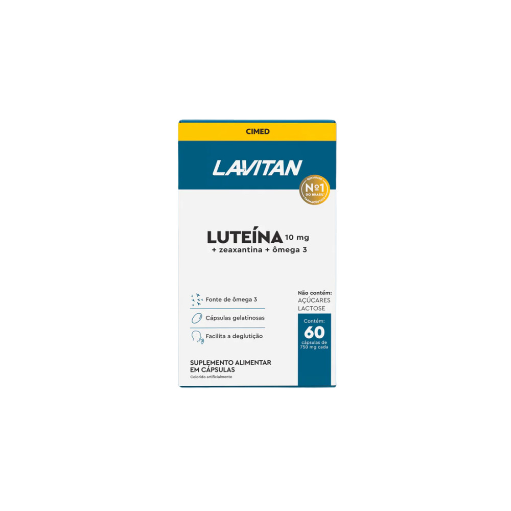 Luteina Lavitan Suplemento Alimentar Com 60 Capsulas - Cimed