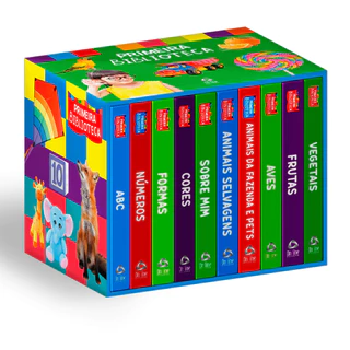 Box Primeira Biblioteca com 10 livrinhos