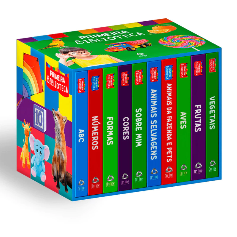 Coleção Primeira Biblioteca Volume 01 em Box com 10 Livrinhos
