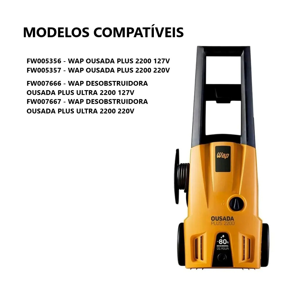 Kit Pistão Com Mola P/ Lavadora Wap Modelo Ousada Plus 2200 — imagem 2 de 2