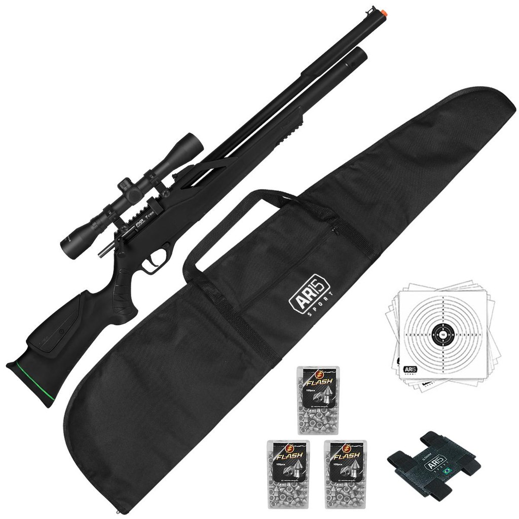 pcp t rex 5.5mm Artemis + Chumbinho Votex Flash em Oferta na Shopee