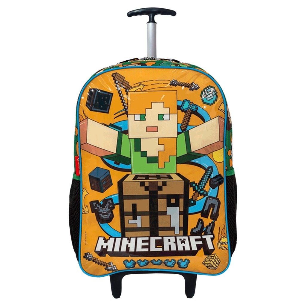 Mochila de Carrinho Infantil Sestini 066285-00CAR Minecraft Funtage