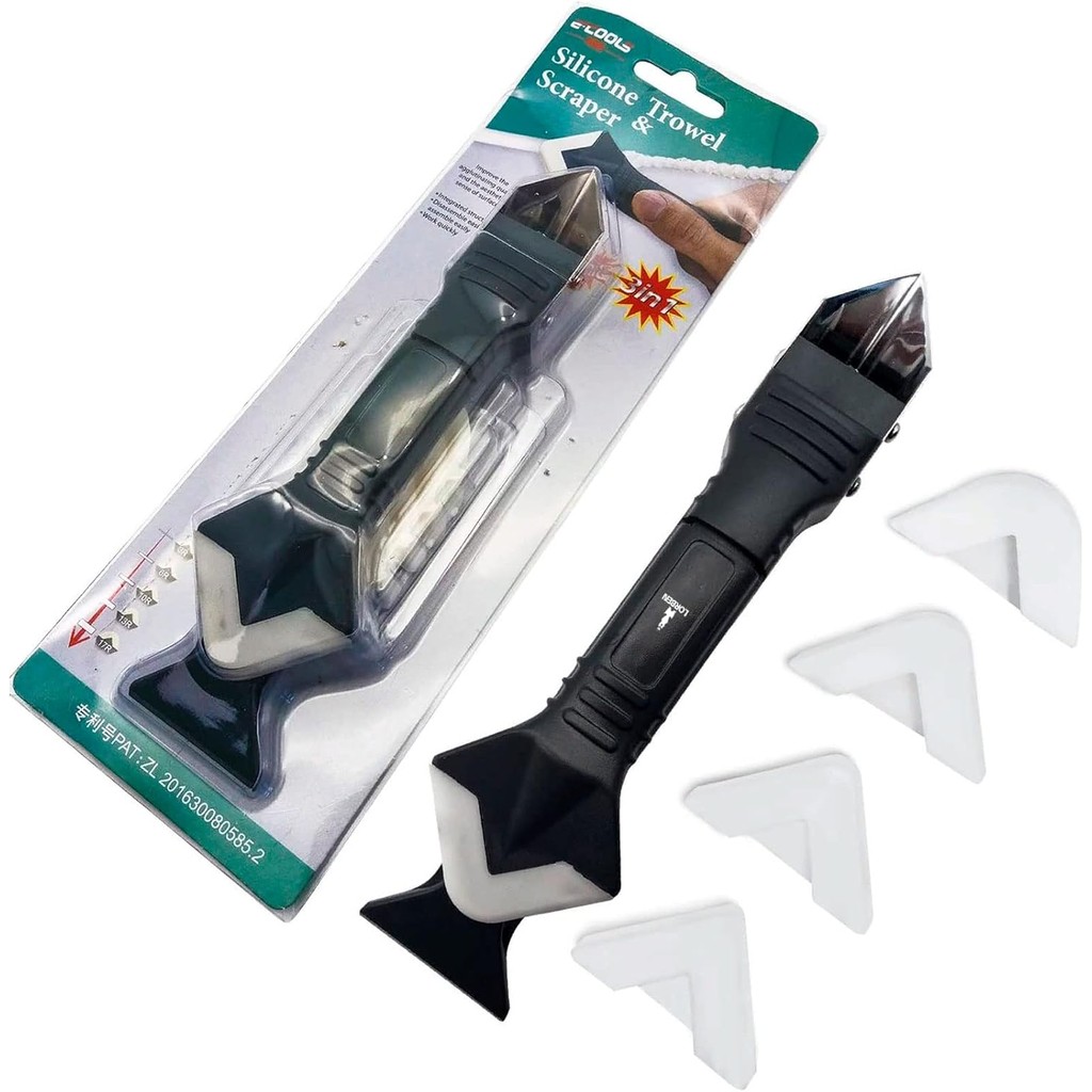 Espátula para Aplicação de Rejunte e Silicone, Remover Raspador, Ideal para Pisos e Calafetagem
 em Oferta na Shopee