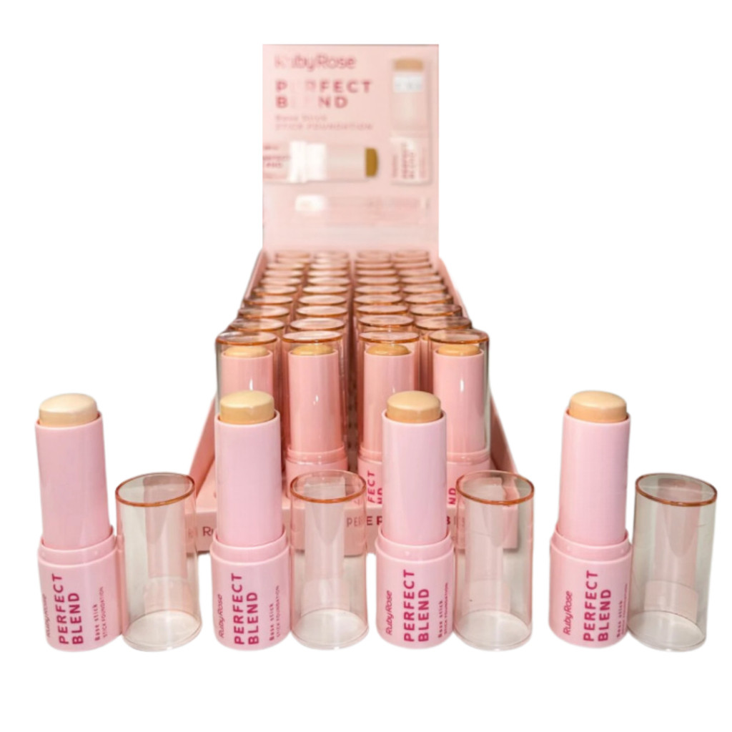 Base Em Stick Perfect Blend Ruby Rose - Escolha seu tipo em Oferta na Shopee