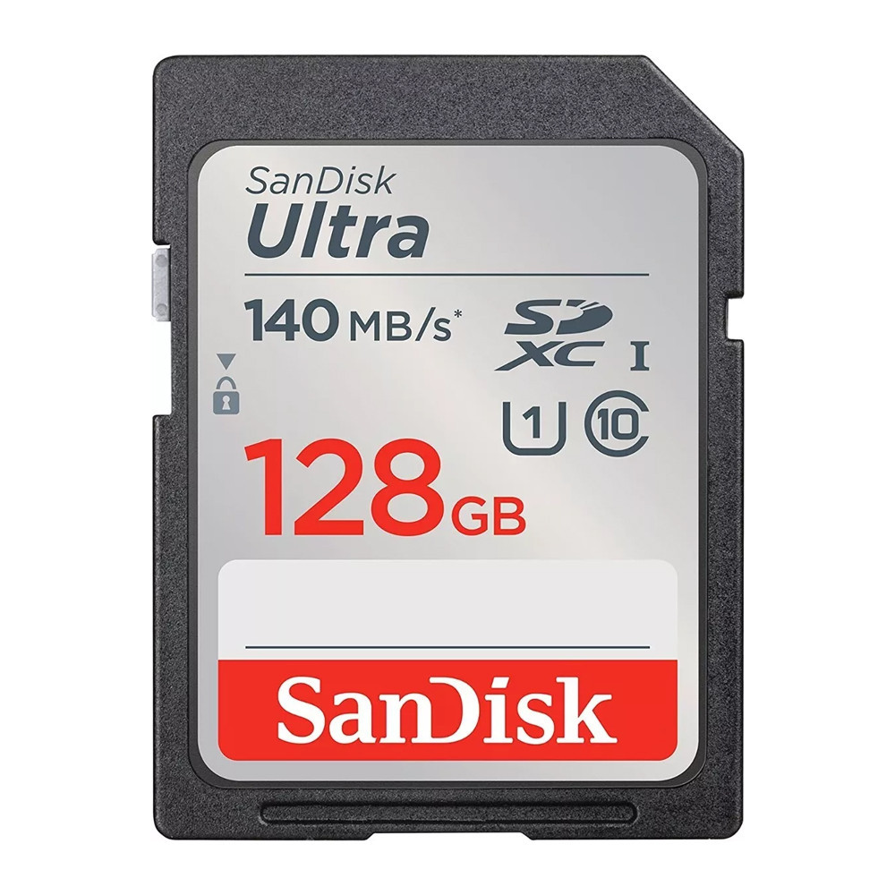 Sandisk Cartão de Memória Sdxc 128gb Ultra Velocidade de Leitura de até 140Mbs