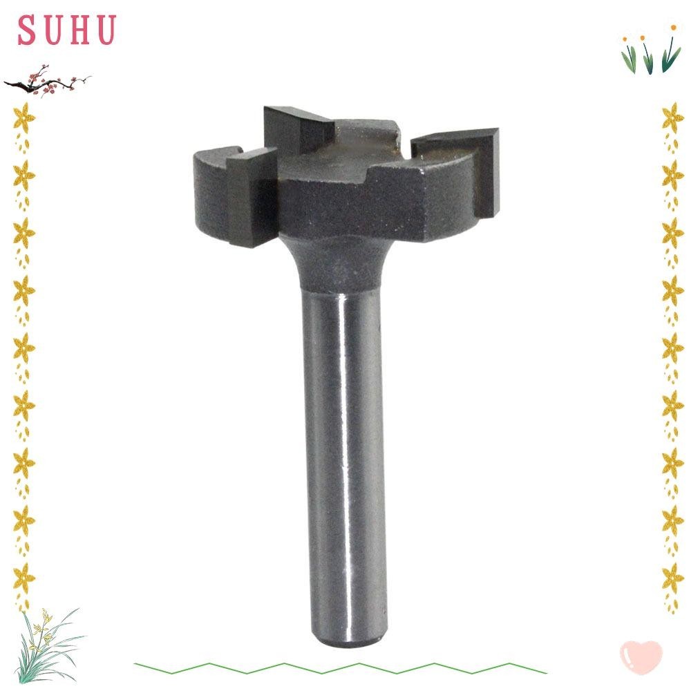 Fresa SUHU , De Metal Duro Em T 3 Ranhuras De 6mm 1/4 De Alta Qualidade Trabalho Da Madeira em Oferta na Shopee