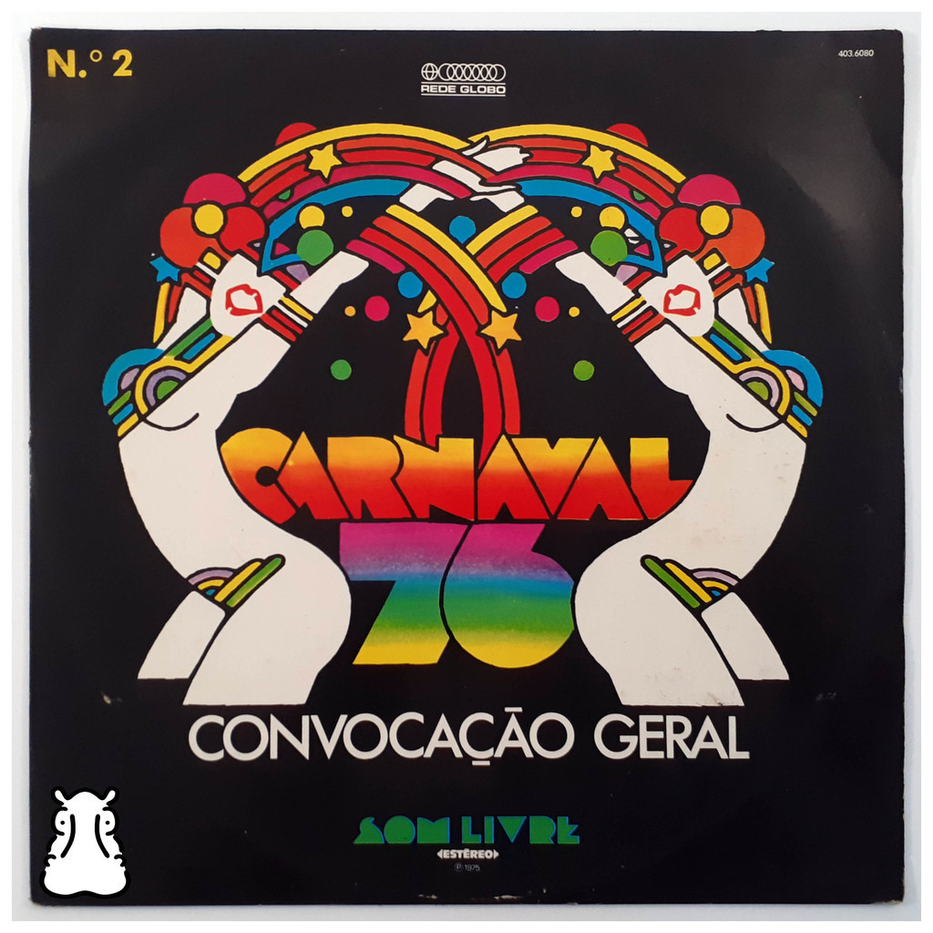 LP Sambas Enredo Carnaval 76 Convocação Geral 2 Vinil 1975