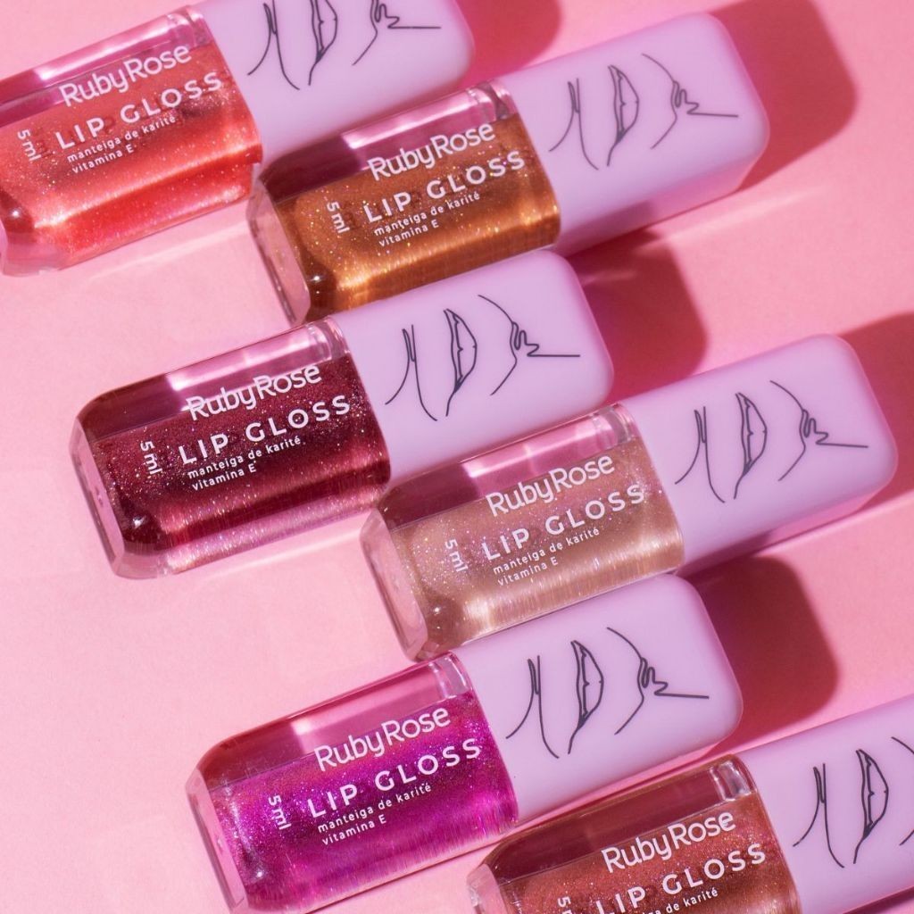 Lip Gloss Glitter Ruby Rose - LANÇAMENTO Hot Sale