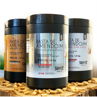 Pasta de Amendoim Integral Sabores 1,01kg (Zero Açúcar) Squeeze