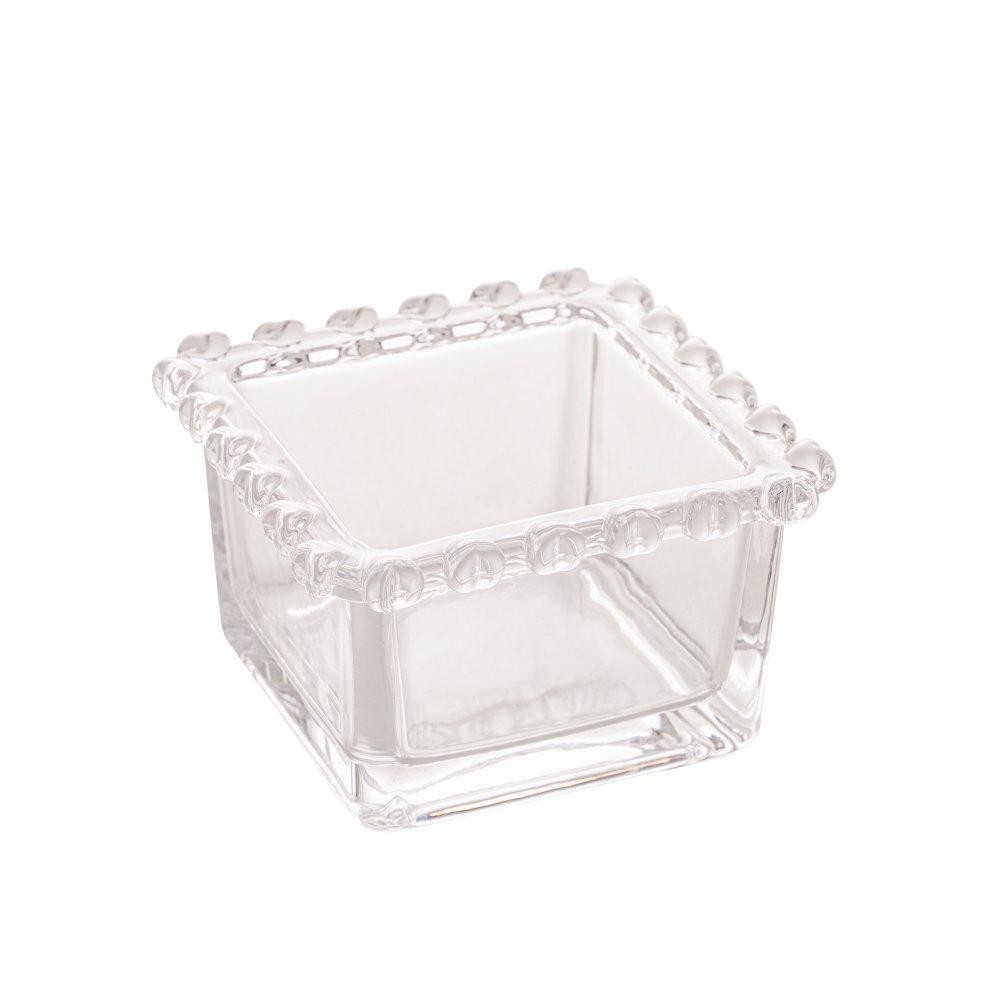 Bowl Quadrado Lyor Coração de Cristal 8,5cm x 8,5cm x 5cm - Home & Living