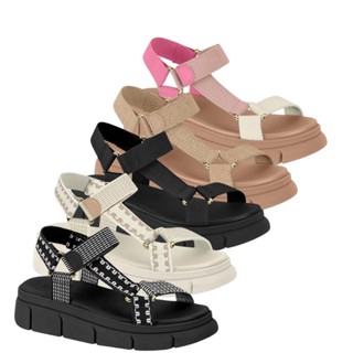 Sandalia Papete Moleca Feminina Tiras Flatform Macia 5483103